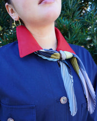 Ines de la Fressange Women's Melchior Jacket in navy - women's jacket - alternate view