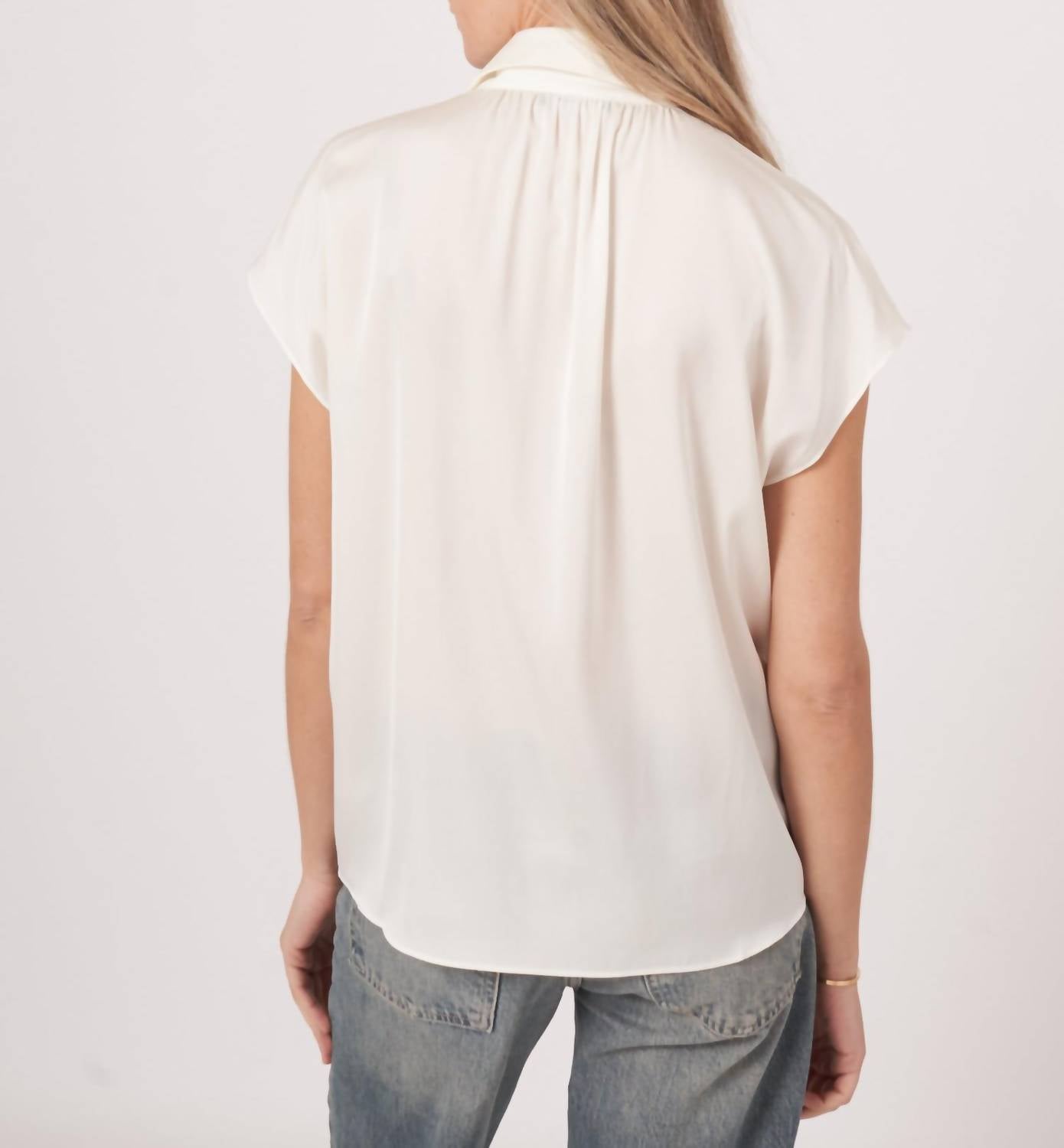 Repeat Cashmere - Silk Top With Pocket