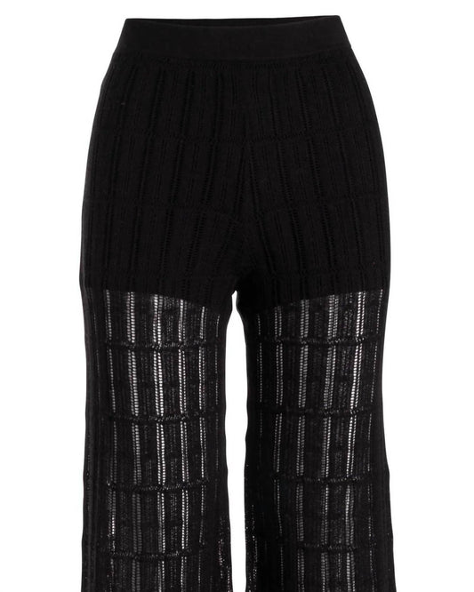 Naadam - Women's Pointelle Cropped Pant