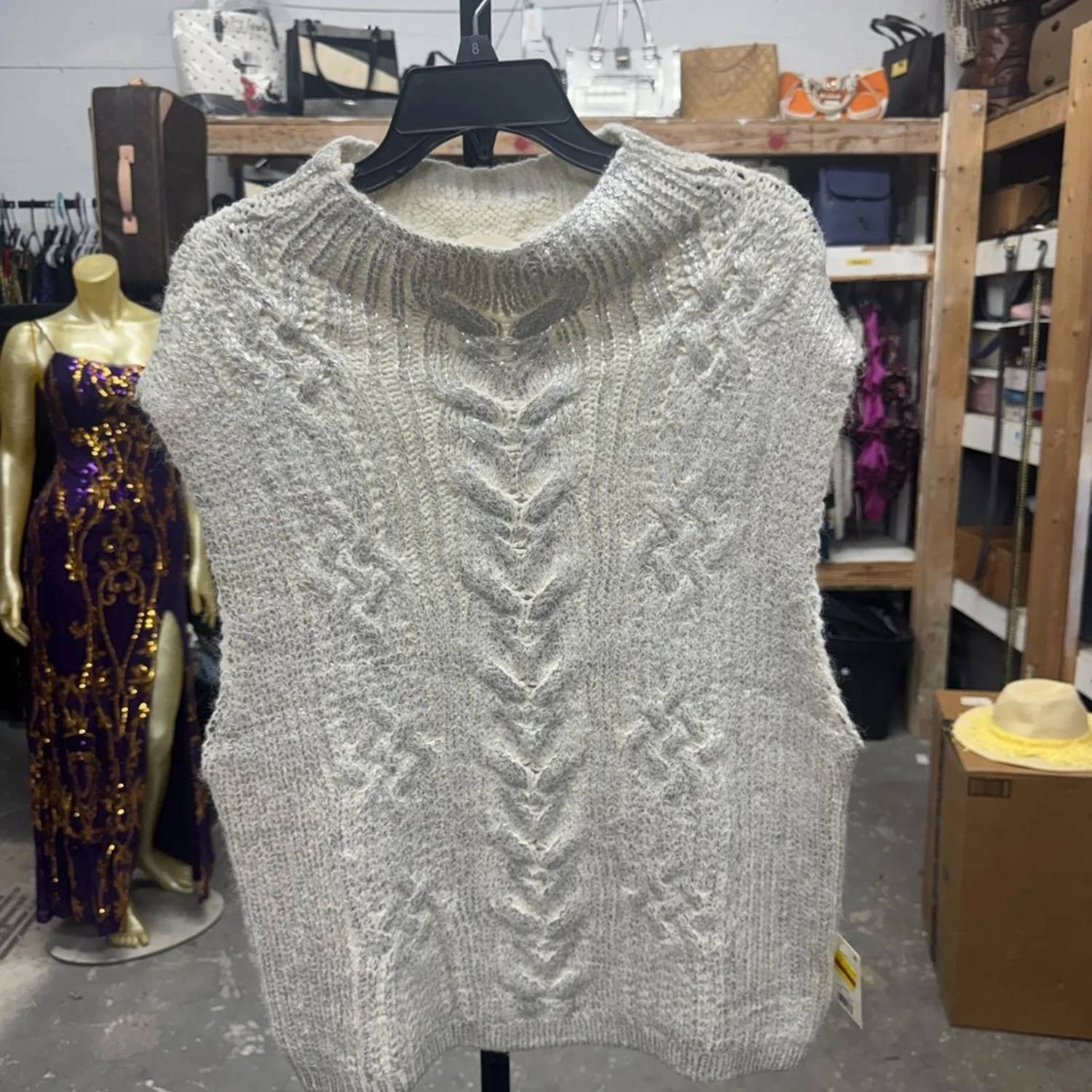 Lucky Brand - Women's Cable Knit Sleeveless Sweater