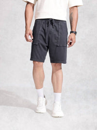 Save Khaki United - Organic Heather Fleece Utility Shorts