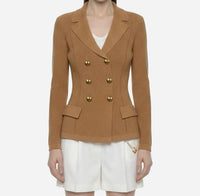 Elisabetta Franchi - Double Breasted Knit Jacket