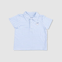 Angel Dear - Boy's Striped Golf Polo With Shorts Set