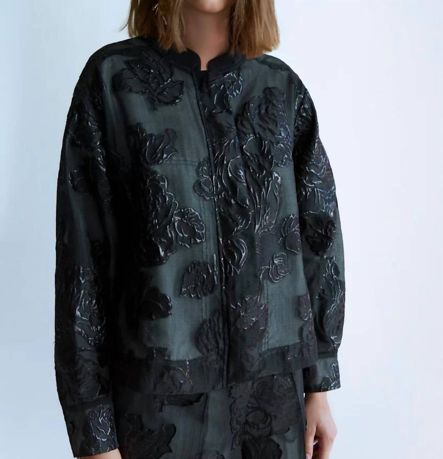 Psophia - Women's Metal Embroidery Japanese Jacket