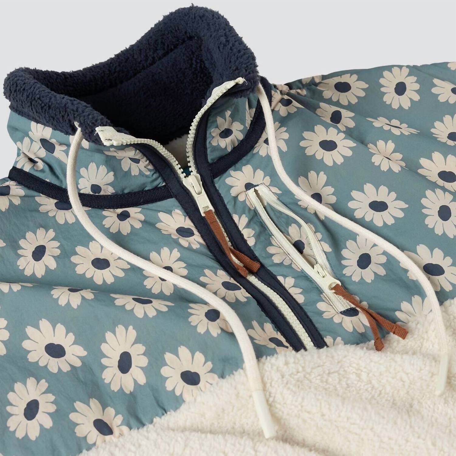 The Great. - Women's Plush Terrain Half Zip Sweater