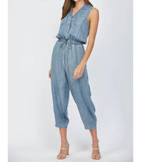 Fate by LFD Rigsby Tencel Jumpsuit in denim - women's pants