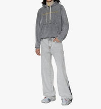 Diesel - Diesel Grey Straight-leg Denim Jeans