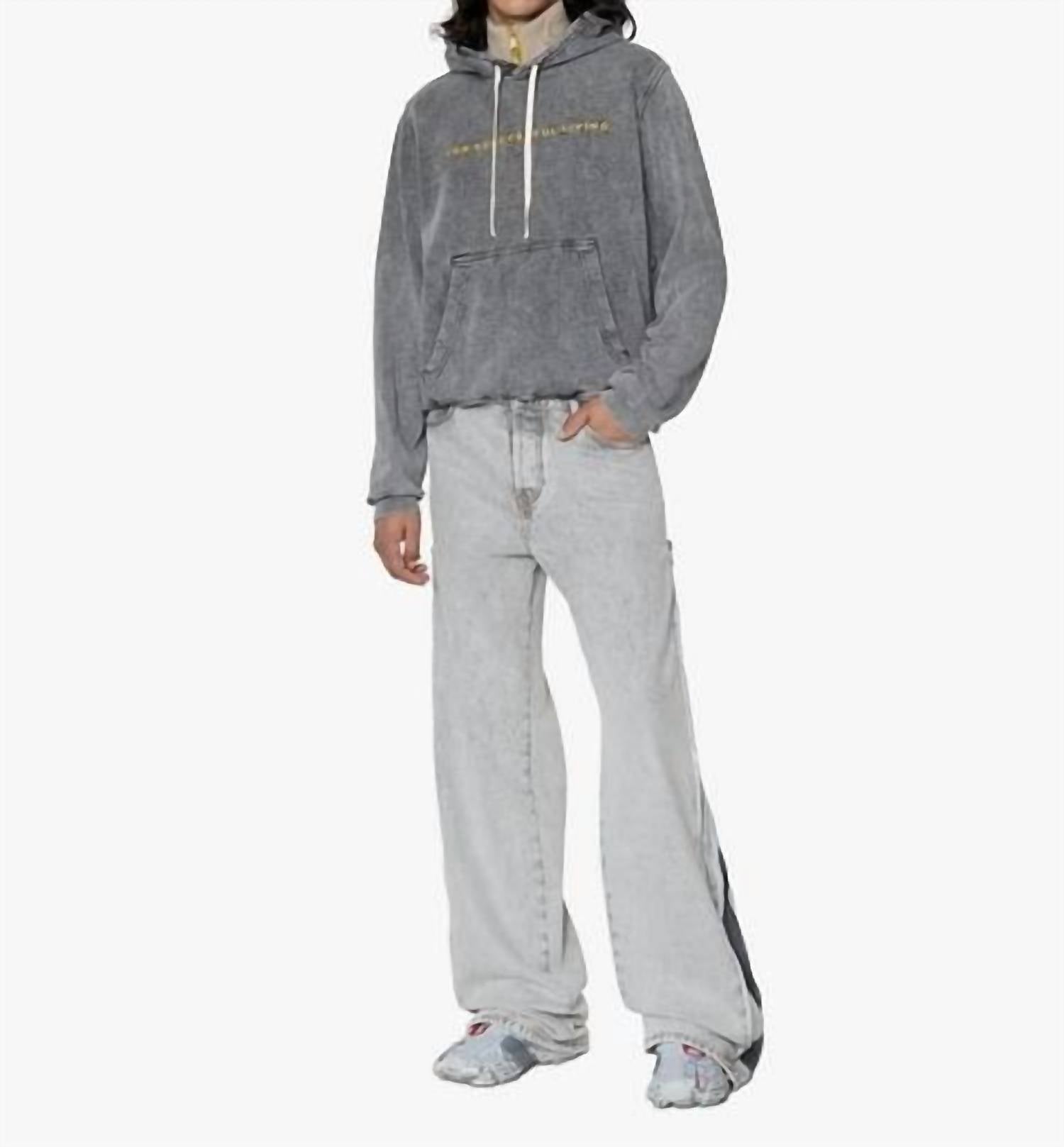 Diesel - Diesel Grey Straight-leg Denim Jeans