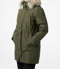 Helly Hansen Women's Senja Parka in utility green - women's jacket