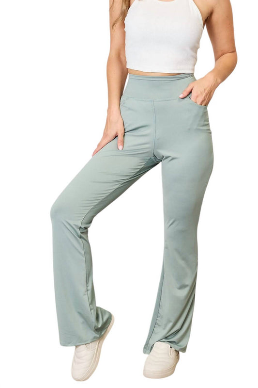 Heimish Usa - Full Size Wide Waistband Sports Pants