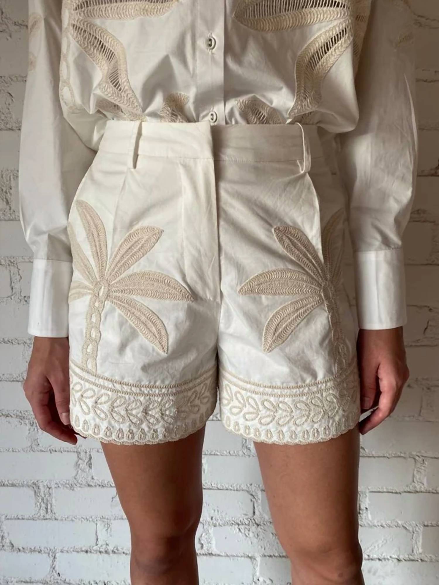 Hemant & Nandita - Buckle Belt Shorts
