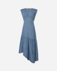 Frame - GATHERED TIER HEM DRESS