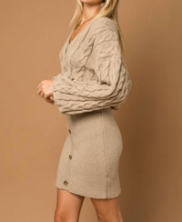 Gilli - Cable Knit Sweater Dress