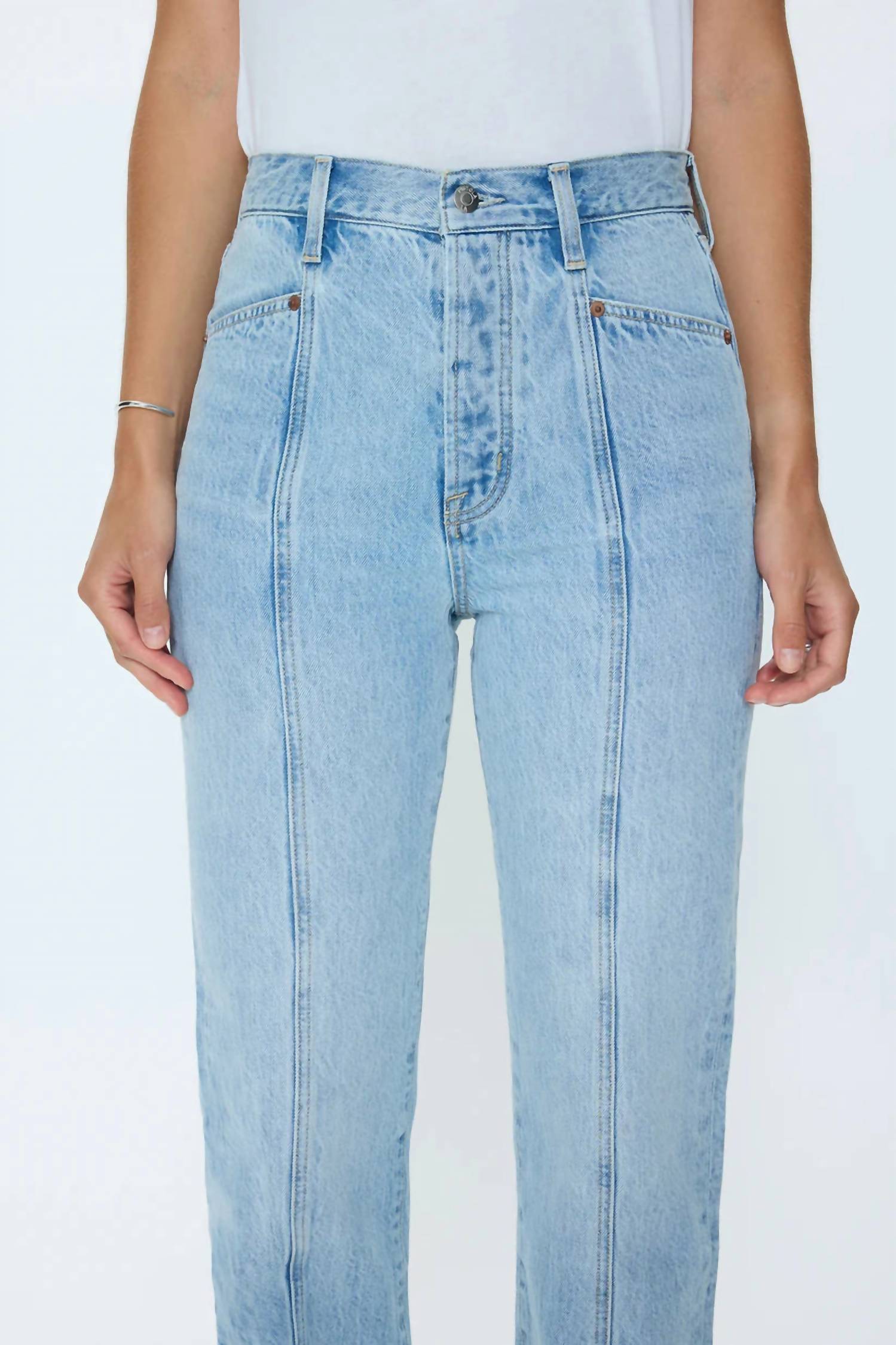 Pistola - Cassie Super High Rise Straight Leg Jeans