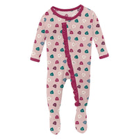 Kickee - Kids' Ruffle Footie with Snaps