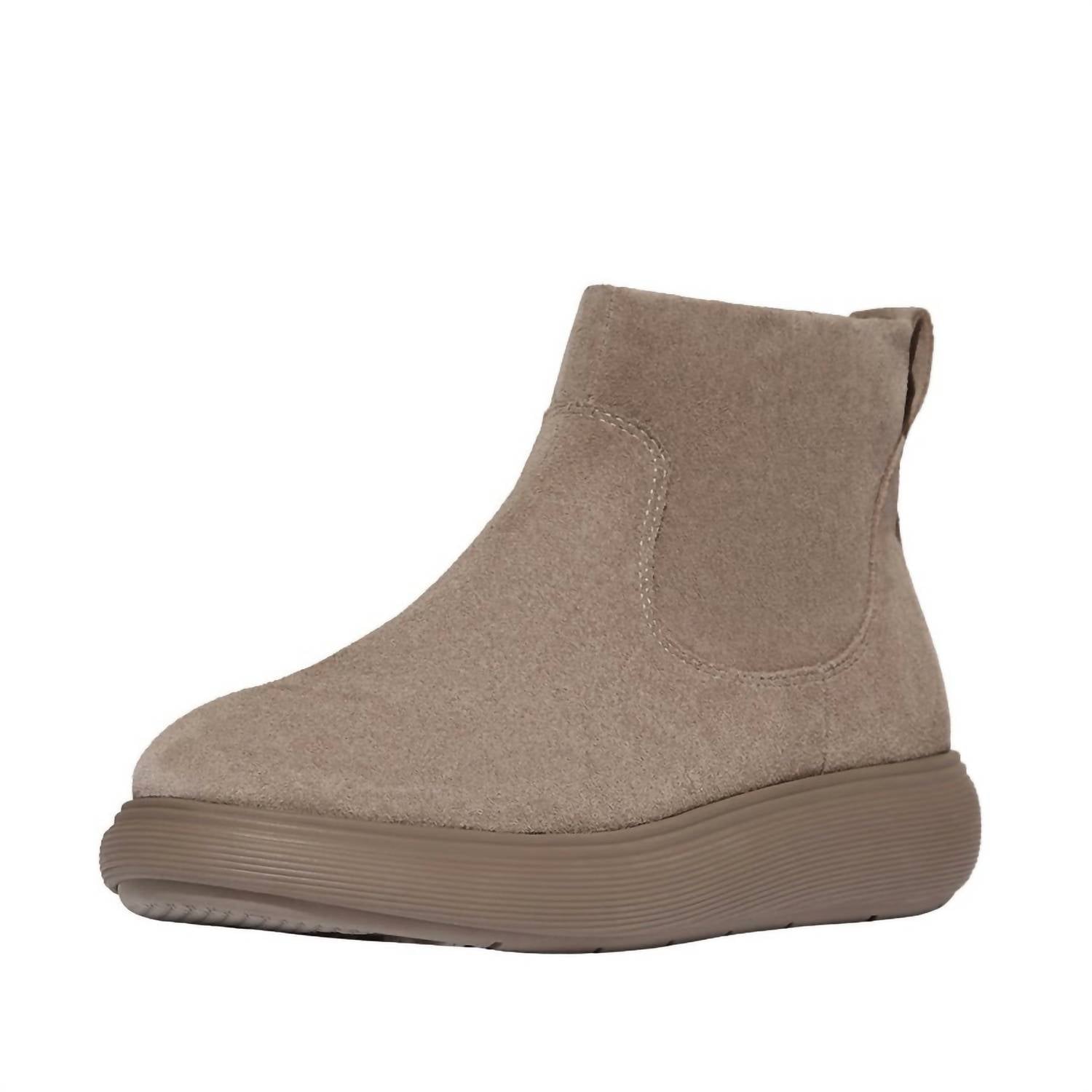 Fitflop - Women's Iq-comff Suede Zip Bootie