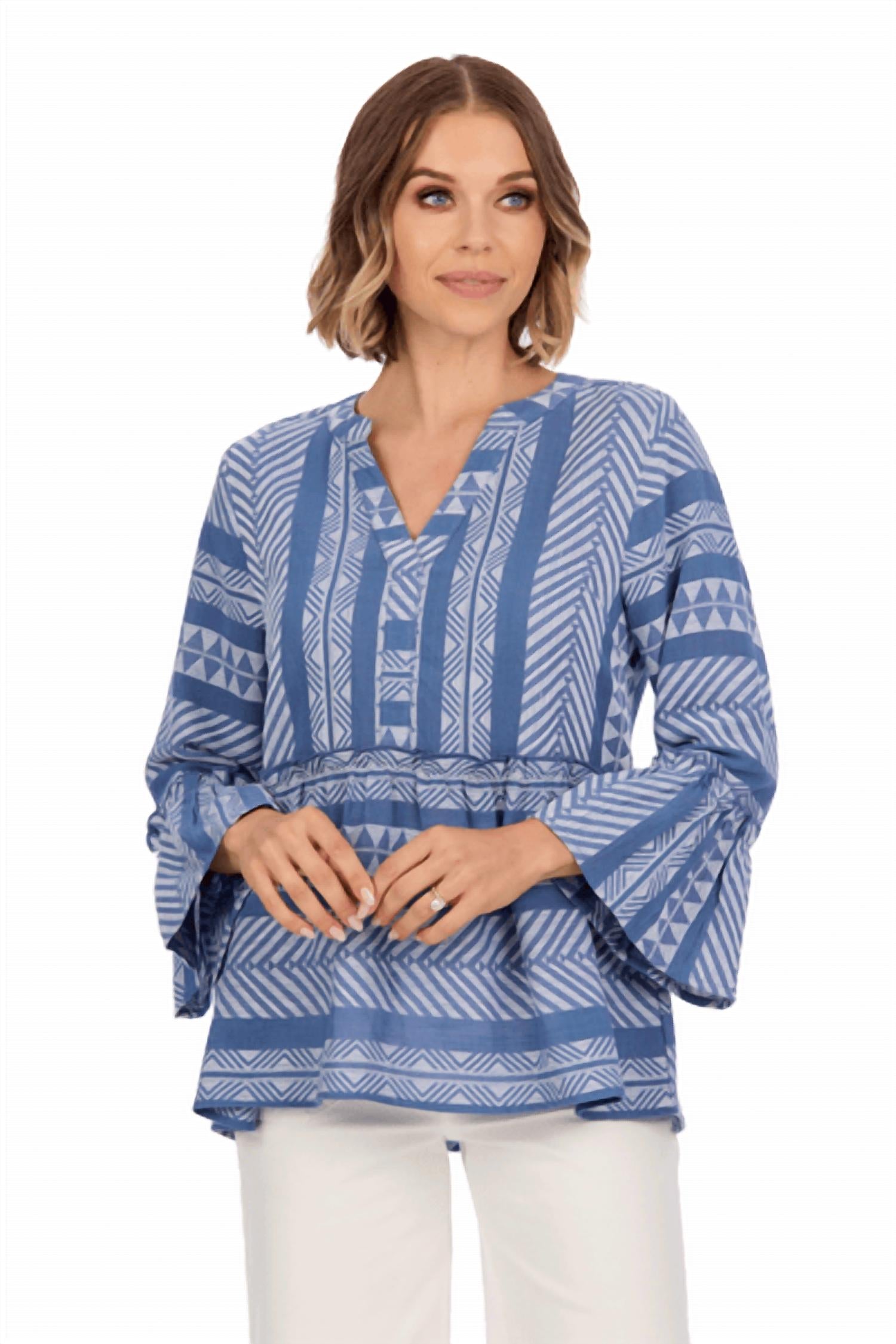 Mudpie - Callaway Jacquard Top