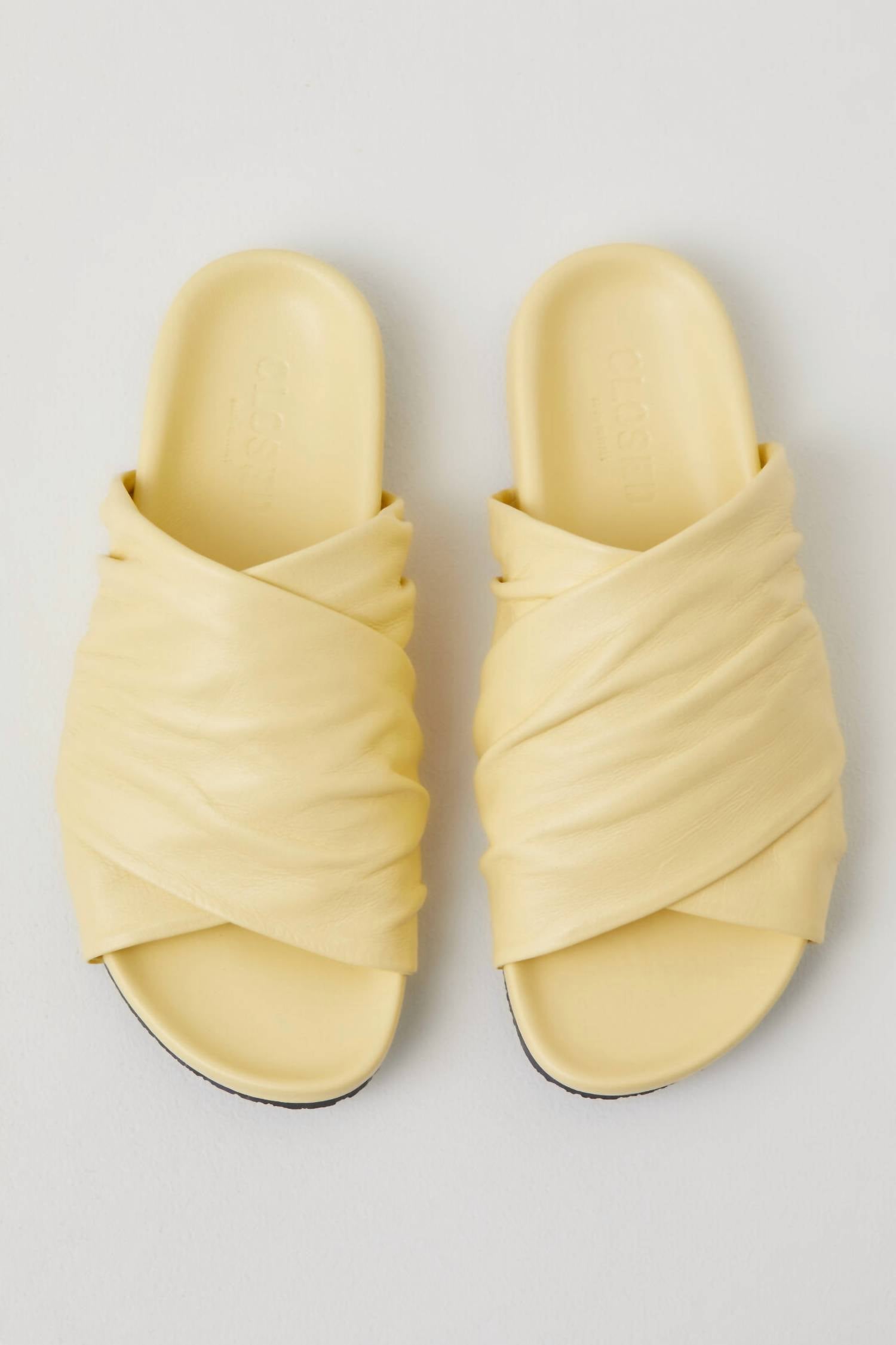 Closed - WOMEN'S CROSS ITALIAN LEATHER SANDALS