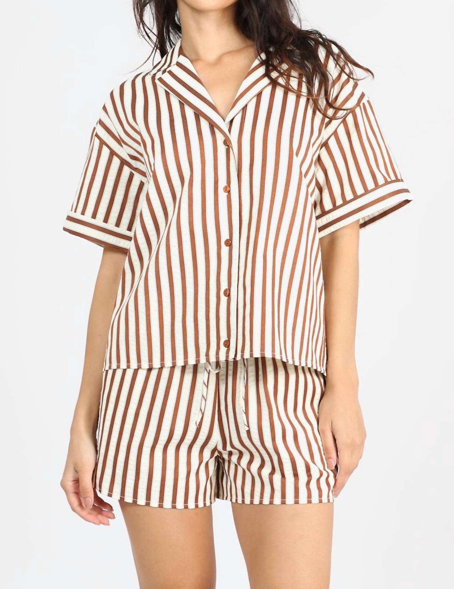 Greylin - Graham Stripe Vacation Shirt
