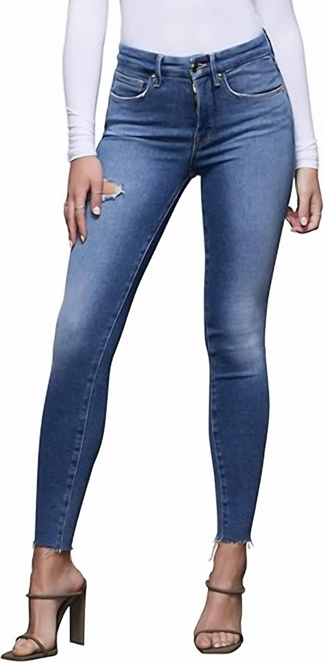 GOOD AMERICAN Women's Good Legs Jeans in blue - women's jeans