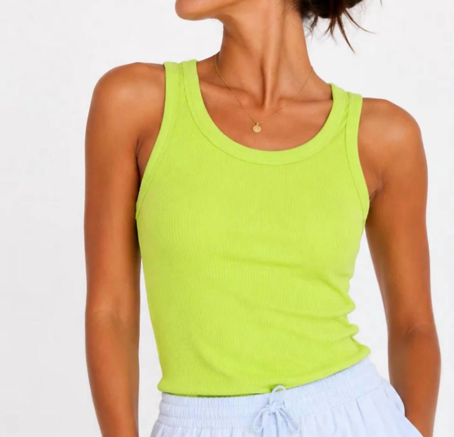 Karlie - Ribbed Tank Top