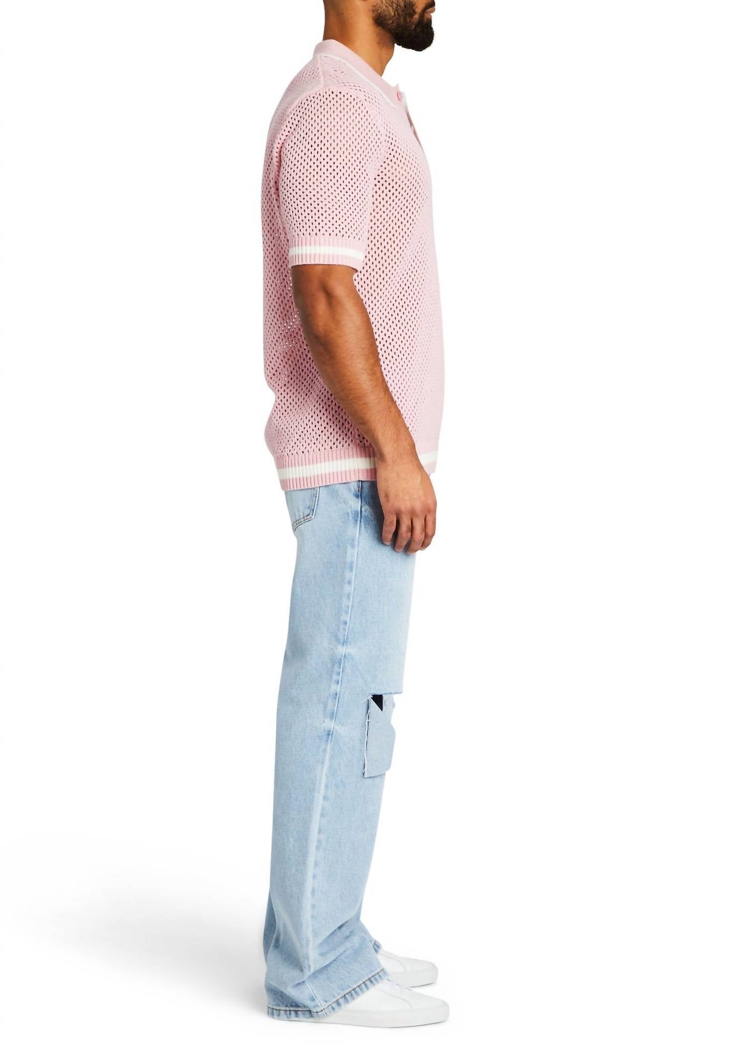 Ser.O.Ya - ZANE CROCHET POLO
