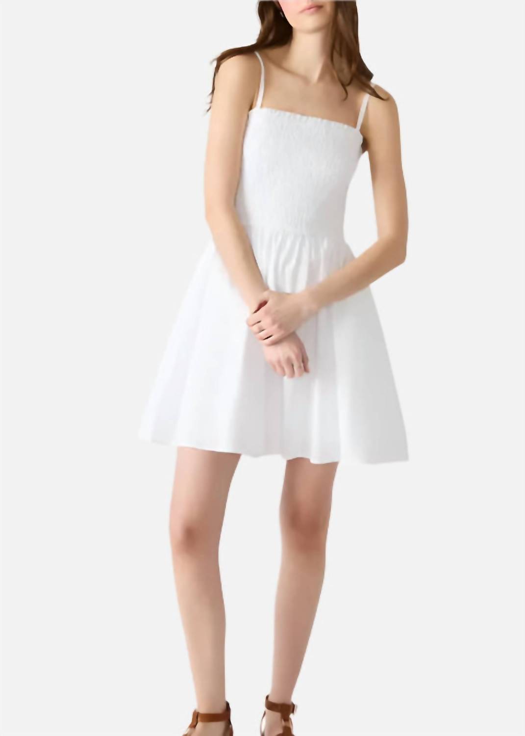 STEVE MADDEN Lotty Dress in white - women's dress - detail view
