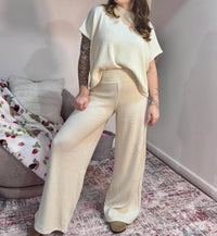 Zenana - Mabel Sweater Boxy Top and Pants Set
