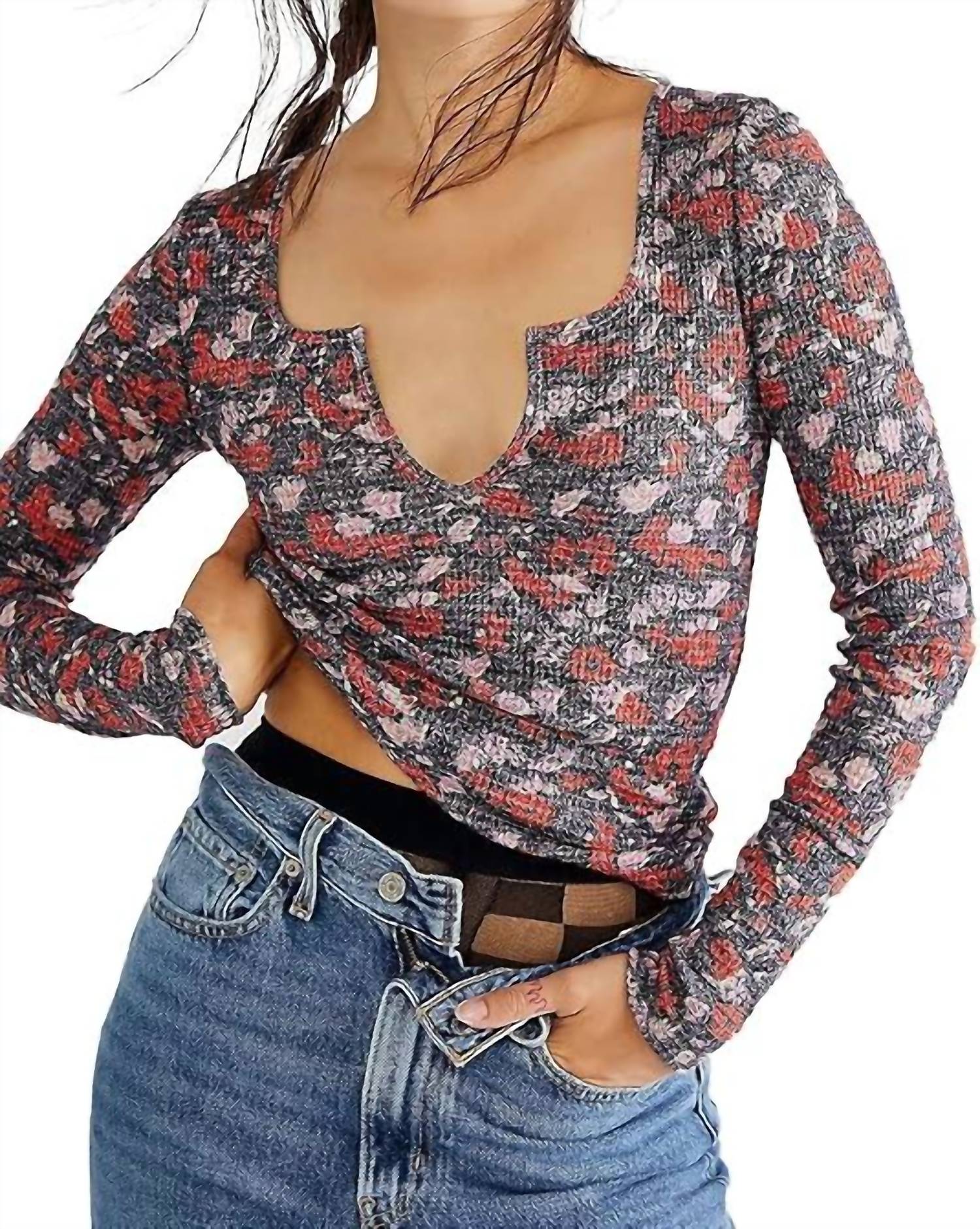 Free People - Ciara Printed Layering Top