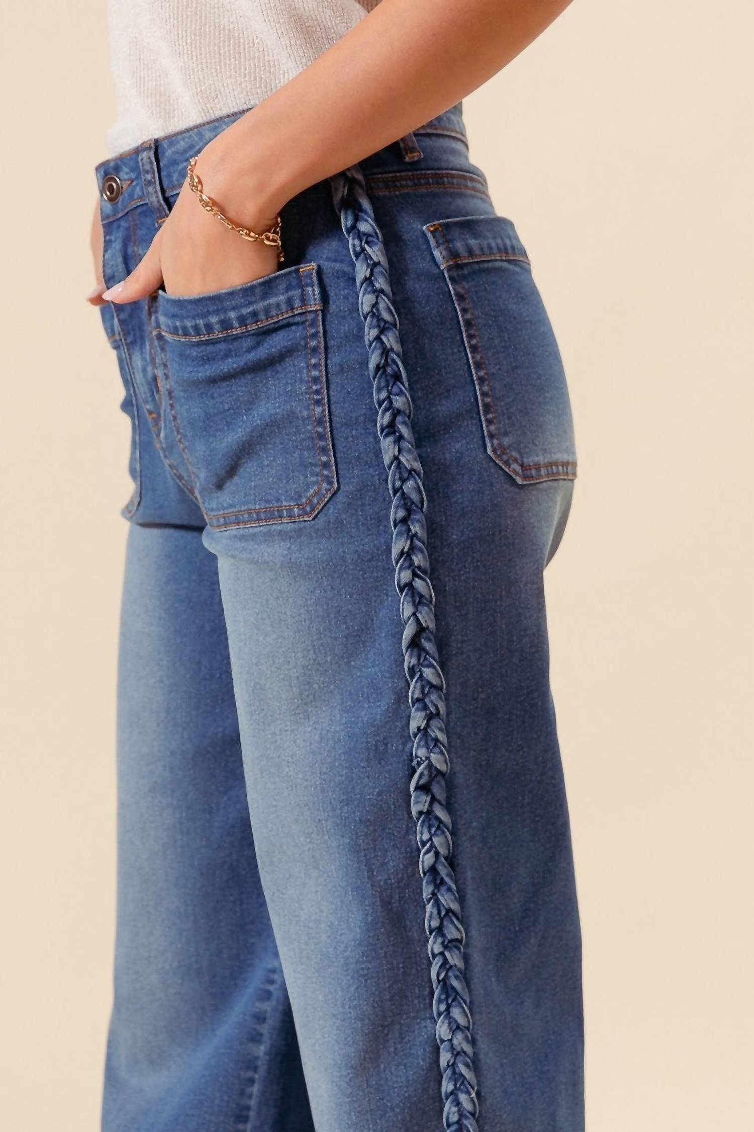 So Me - Women's Mid Rise Straight Leg Denim