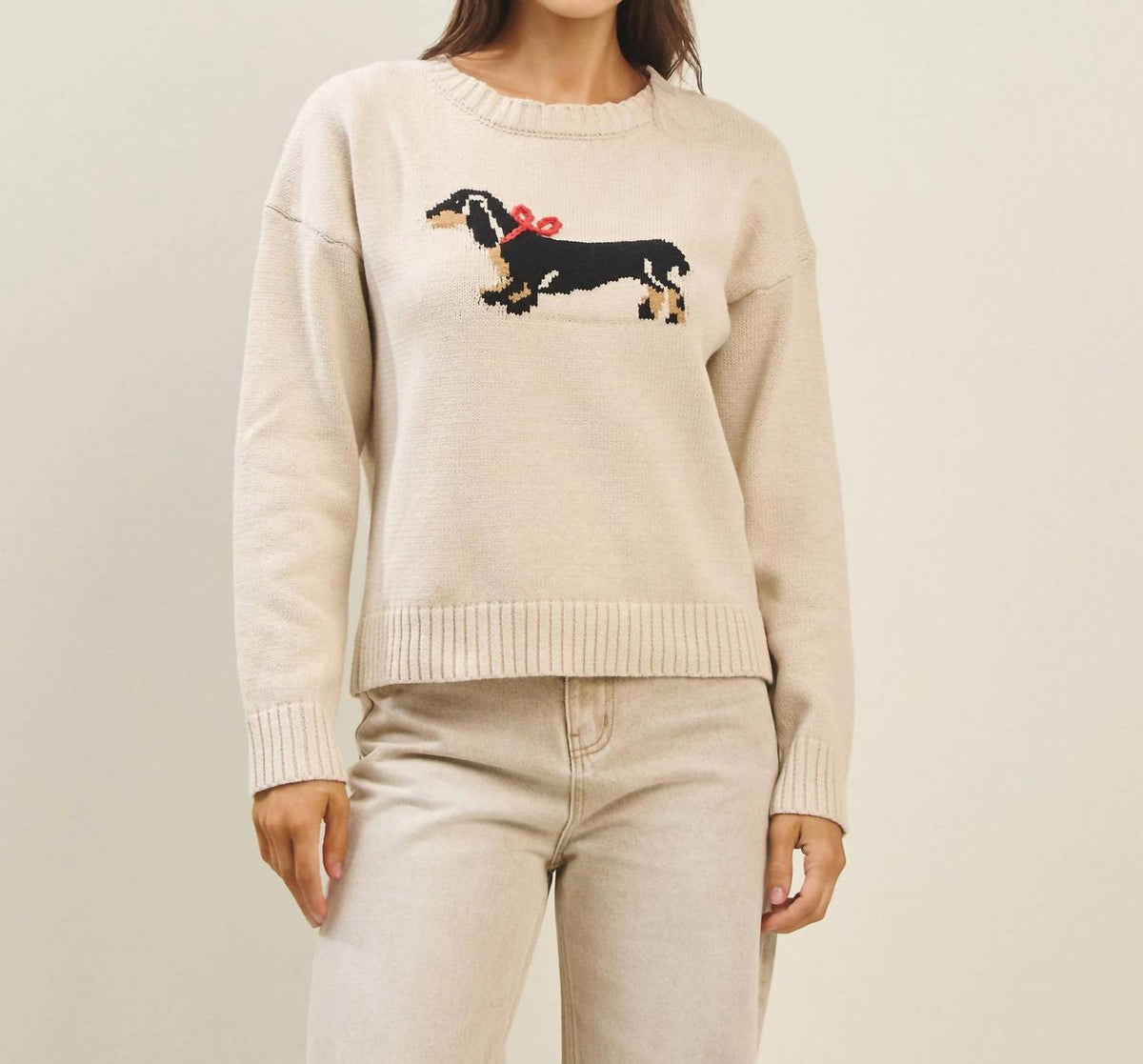 Able - Lily Dog Crewneck Sweater