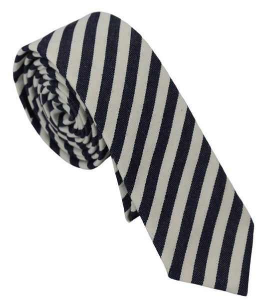 Denny Rose - Men's Striped Classic Adjustable Silk Tie