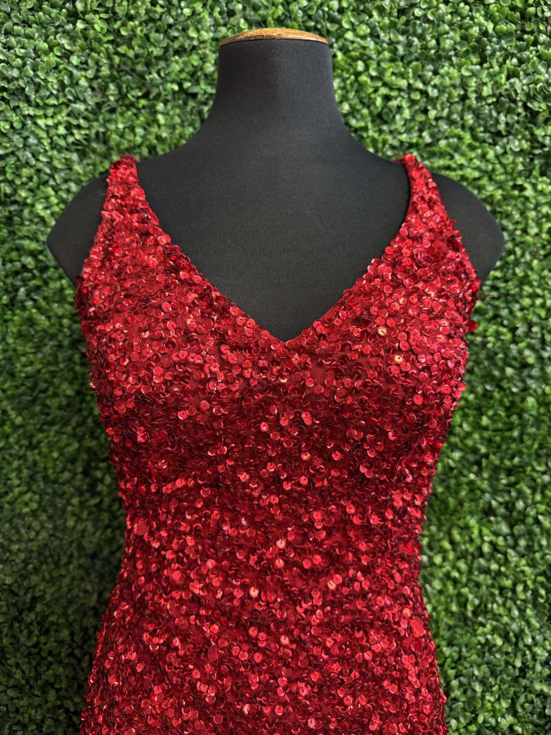 Sherri Hill - Women's Sequin Open Back Short Dress