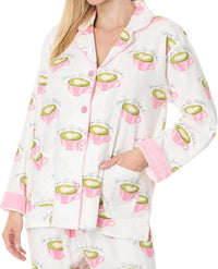 Pj Salvage - Flannels Love You So Matcha Pajama Set