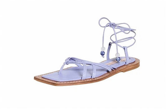 Zimmermann - Women's Skinny Strap Tie Flat Sandal