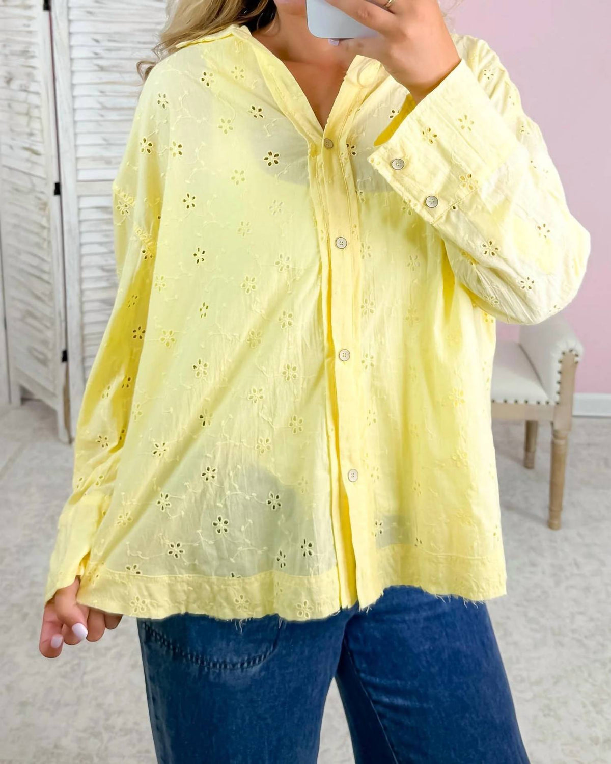 Rae Mode - Women's Butter Me Up Eyelet Top
