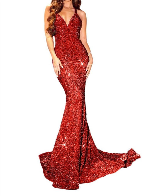 Portia&Scarlett - Sequin Mermaid Evening Gown