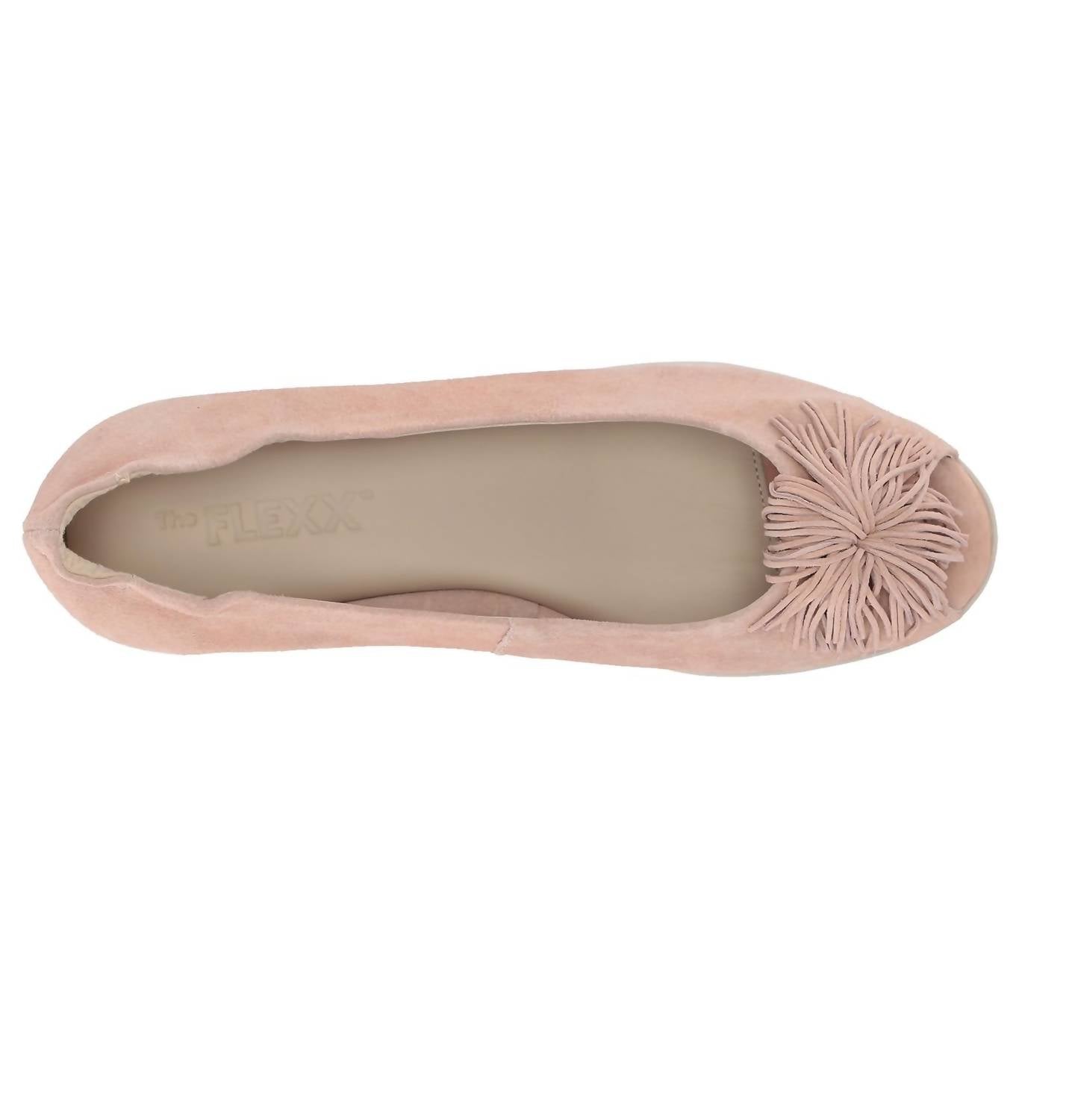 The FLEXX Women's Boco Loco Ballet Flat in rose gold - women's flats - view 5