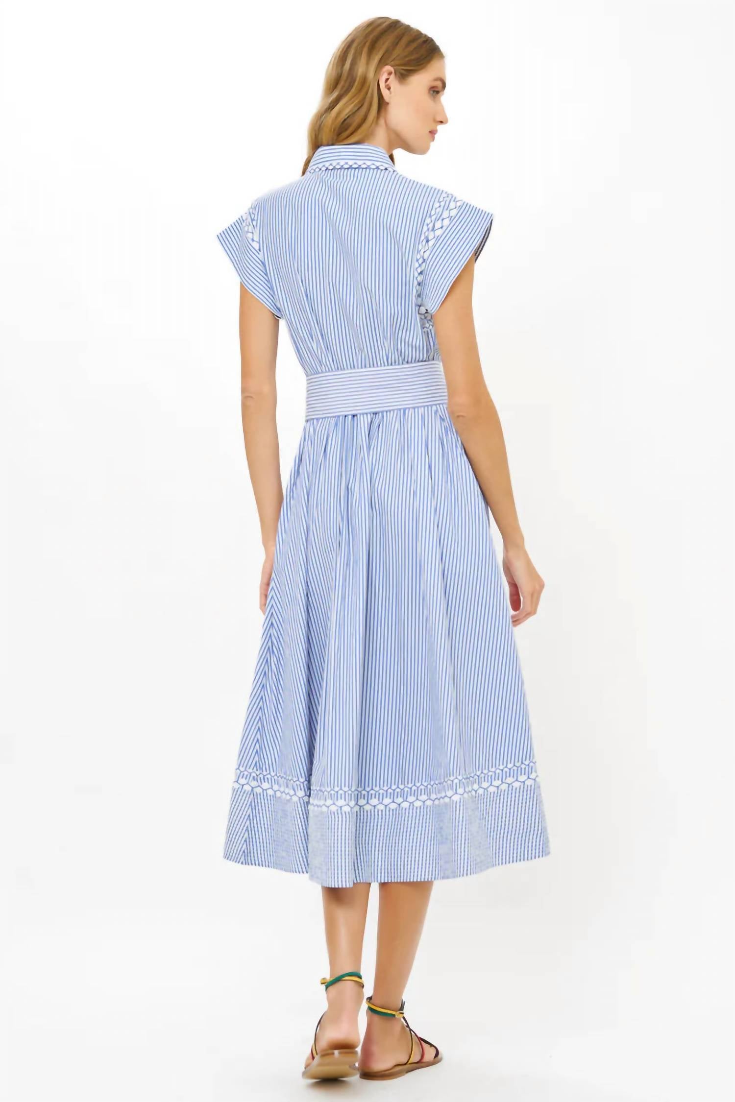 Oliphant - Belted Shirt Dress