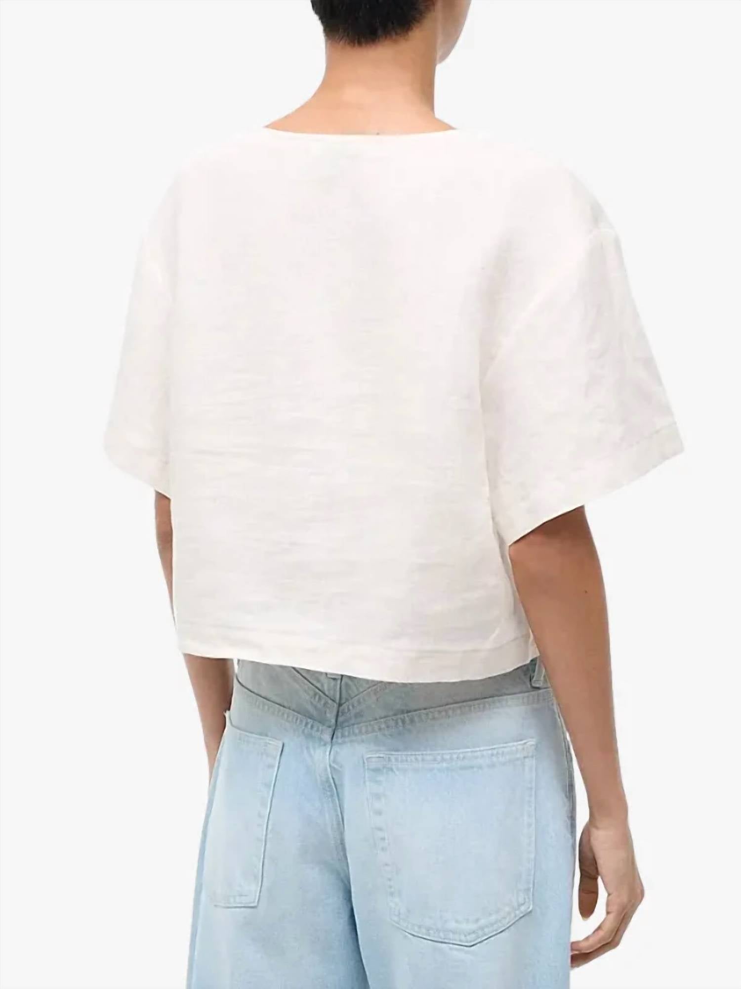 Staud - Women's Ava Linen Top