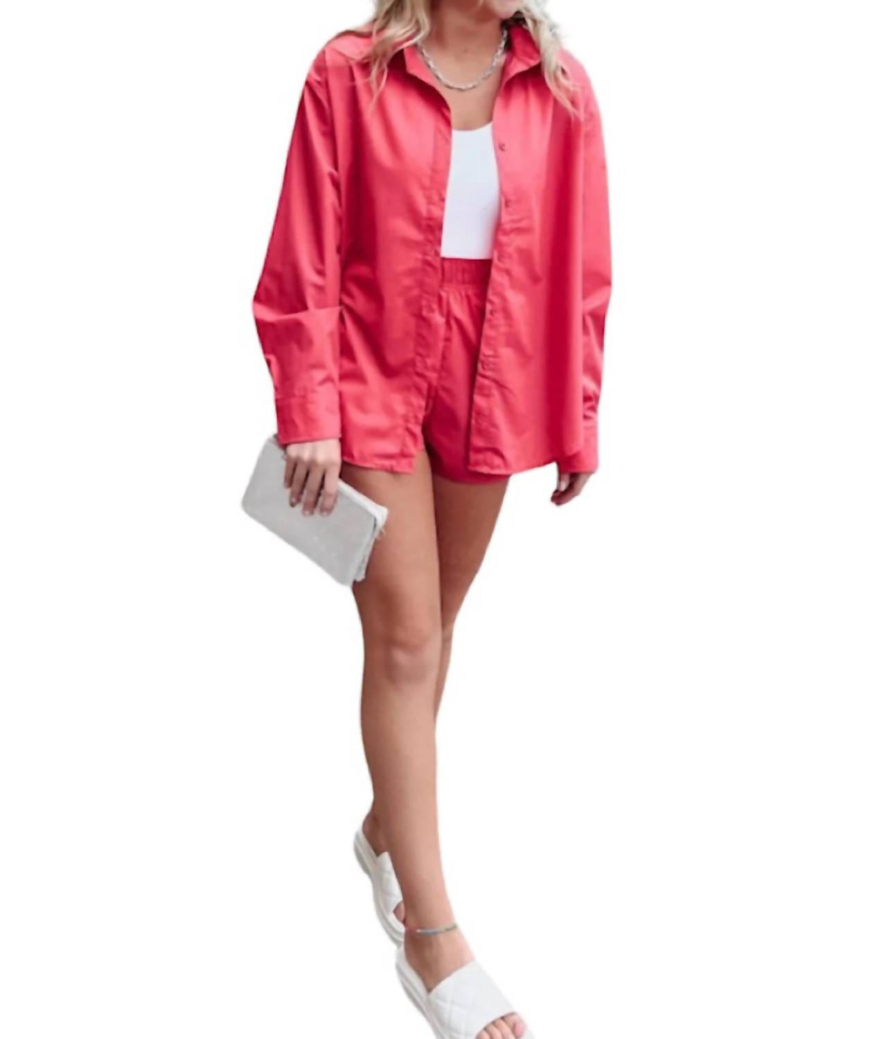 Emory Park - Oversized Button Up Shirt