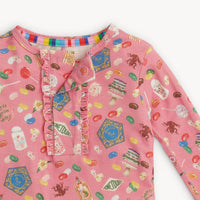 magnetic me Kid's Magnetic Pajama Set in harry potter honeydukes - kids' sleepwear - alternate view