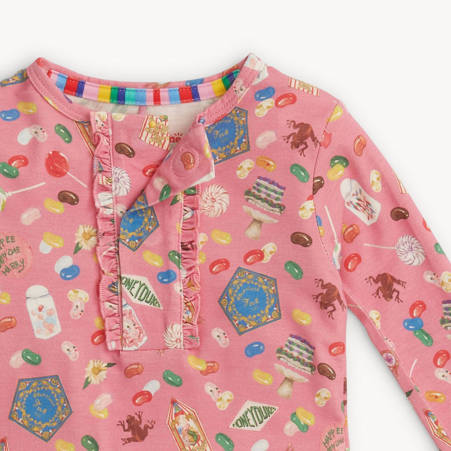 magnetic me Kid's Magnetic Pajama Set in harry potter honeydukes - kids' sleepwear - alternate view