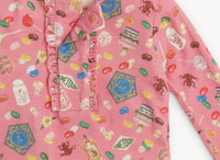magnetic me Kid's Magnetic Pajama Set in harry potter honeydukes - kids' sleepwear - detail view