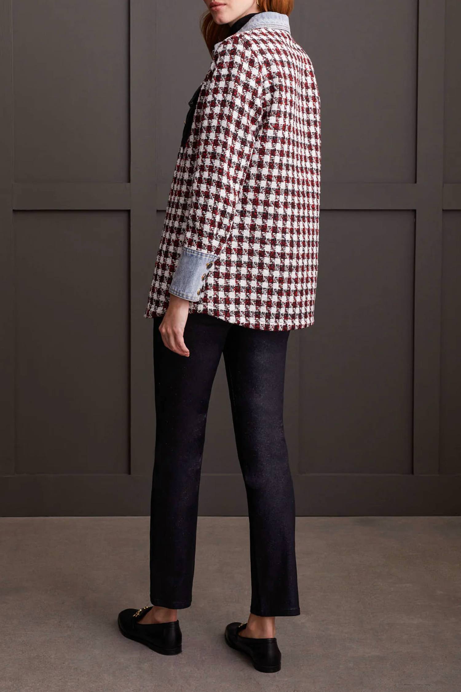 Tribal - Fantasia Fancy Denim And Faux Leather Shacket