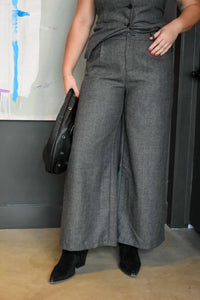 Miou Muse - Women's Ginnie Wide Leg Trousers