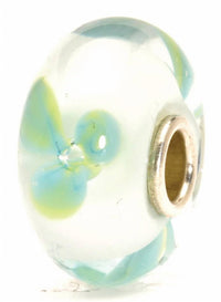 Trollbeads Women's Flower Glass Bead Charm in ice 1 - women's jewelry