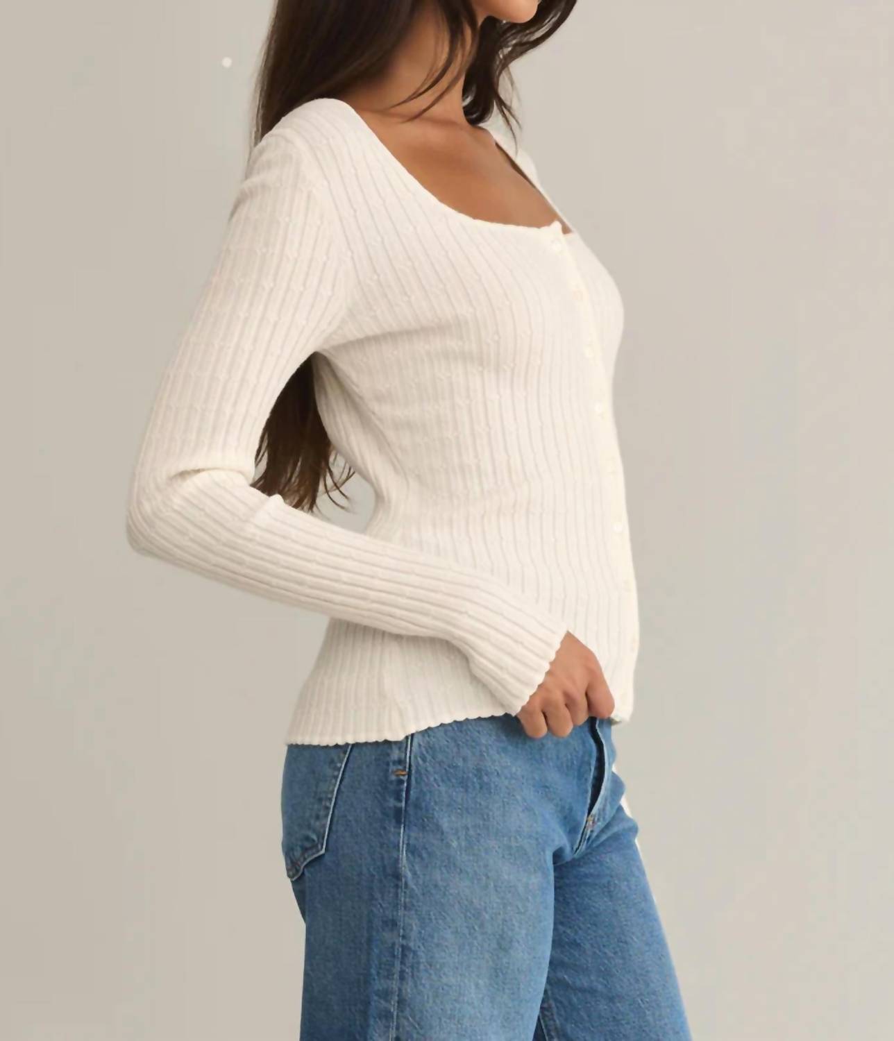 Z Supply - Women's Emelie Button Up Sweater