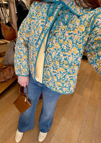 Sunshine Tienda - Reversible Floral Stevie Quilted Jacket