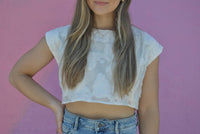 Tcec - Floral Cropped Top